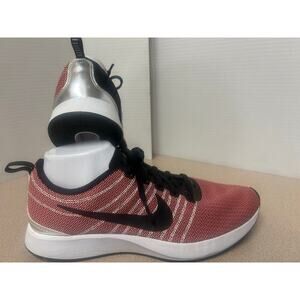 Nike Dualtone Racer SZ 10 Shoes Solar Red Black Color Way model # 917682-600